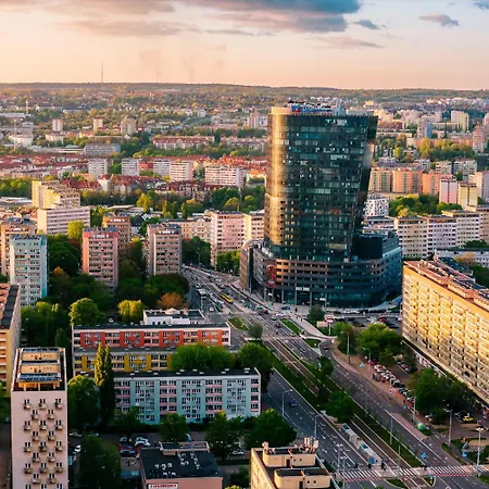 Apartment Hanza Black & White 17th Floor & Pool Free Parking By Stayly Szczecin