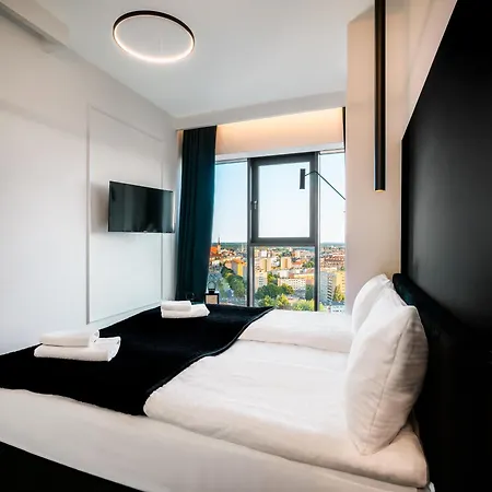 Apartmán Hanza Black & White 17th Floor & Pool Parking By Stayly Štetín