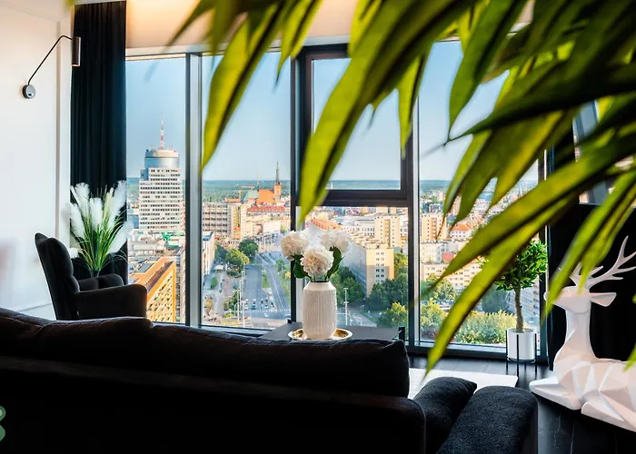 Appartement Hanza Black & White 17th Floor & Pool Parking By Stayly *