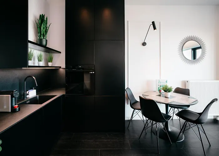 Appartement Hanza Black & White 17th Floor & Pool Parking By Stayly Szczecin