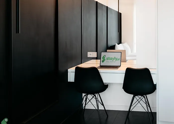 Appartement Hanza Black & White 17th Floor & Pool Parking By Stayly *