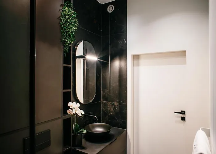 Hanza Black & White 17th Floor & Pool Parking By Stayly Appartement Szczecin