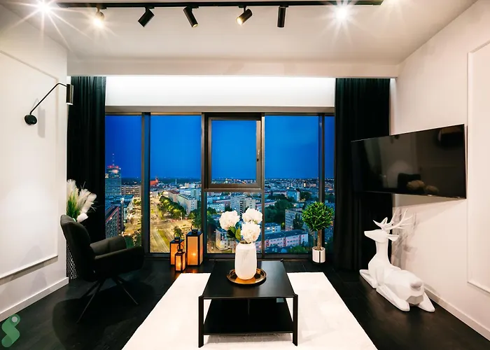 Appartement Hanza Black & White 17th Floor & Pool Parking By Stayly Szczecin